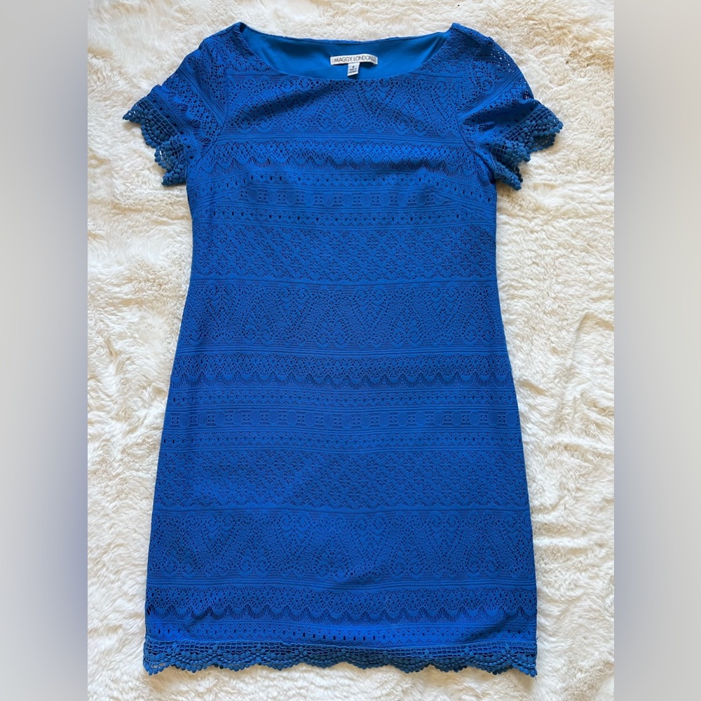 Maggy London Dress | Royal Blue | Size 8